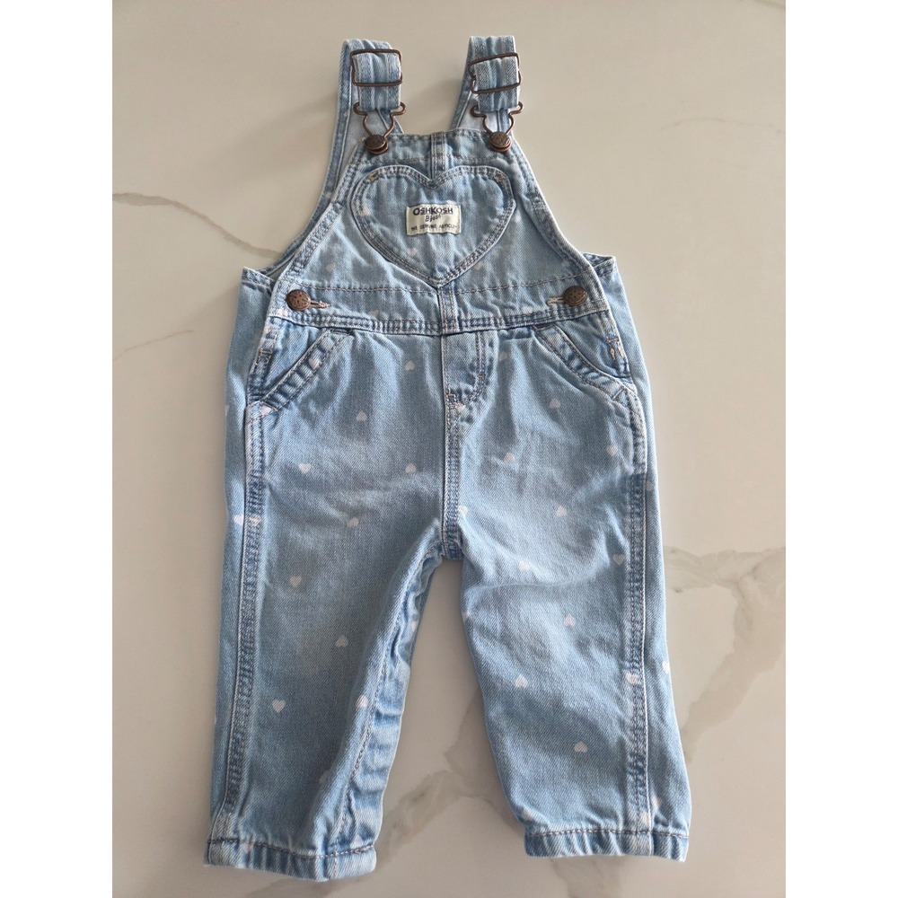 Oshkosh B'gosh baby girl overalls 6 mos